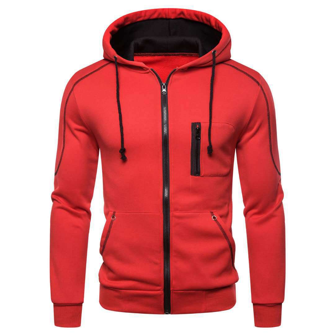 Hoodies For Men Fleece Hoodies Zipper Male Hood Sweatshirts Autumn Winter Casual Coat Sports Coat Fashion Top Hoodies Homem