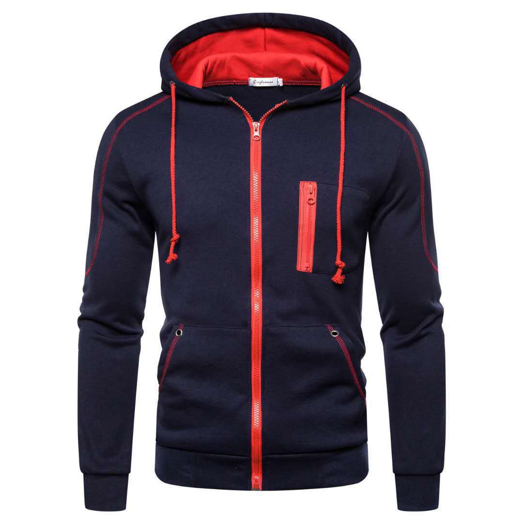 Hoodies For Men Fleece Hoodies Zipper Male Hood Sweatshirts Autumn Winter Casual Coat Sports Coat Fashion Top Hoodies Homem