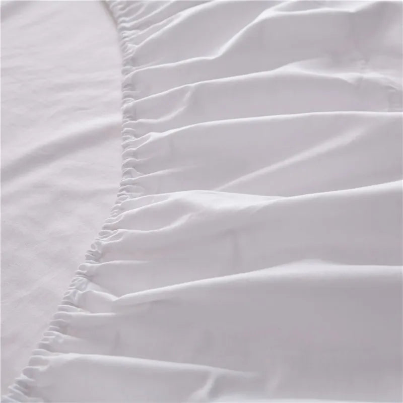 Hotel Round Bedding Fitted Bed Sheet With Elastic Band Romantic Themed Hotel Round Mattress Cover Diameter 200Cm-220Cm