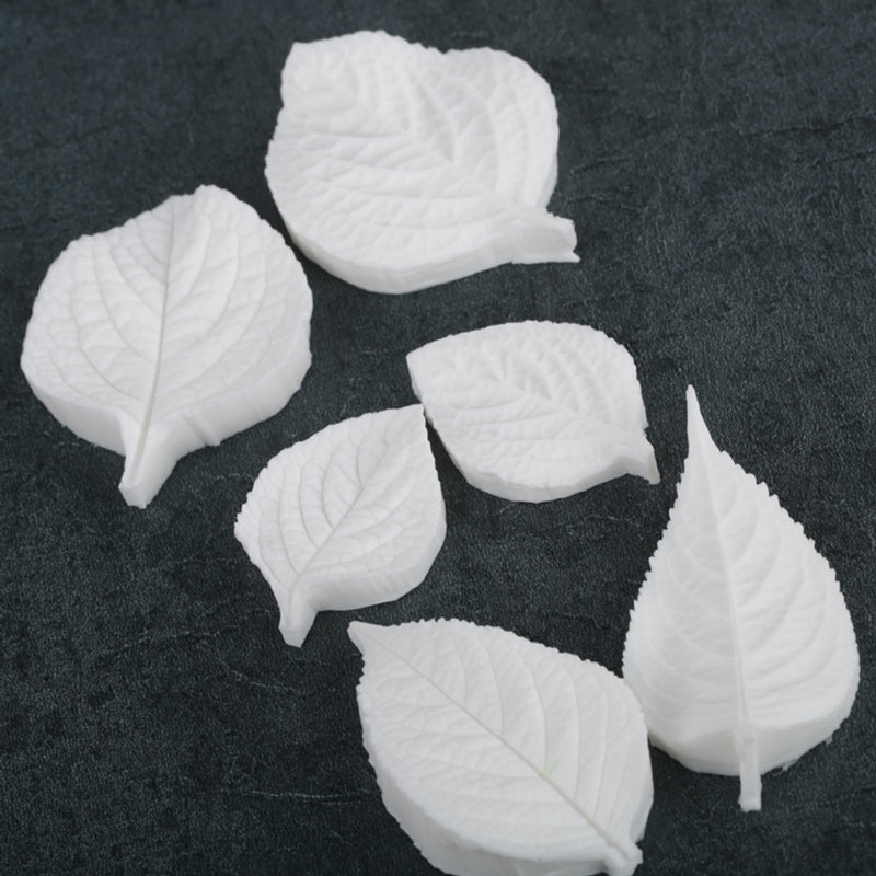 Hydrangea Leaves Silicone Mold Fondant Mould Cake Decorating Tools Chocolate Gumpaste Mold, Sugarcraft, Kitchen Accessories