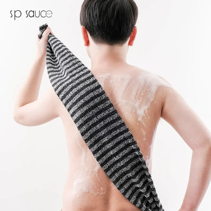 Japanese Rubbing Washcloth Bath Brush For Back Towels Exfoliating Scrub Shower Sponge For Body Bathroom Accessories Nylon Towel