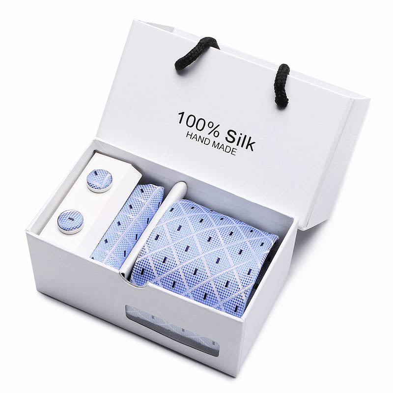 Joy Alice  8Cm New High-Quality Men'S Ties Gravatas Dos Homens Tie Set Ties For Men Striped Neckties Gift Box Packing