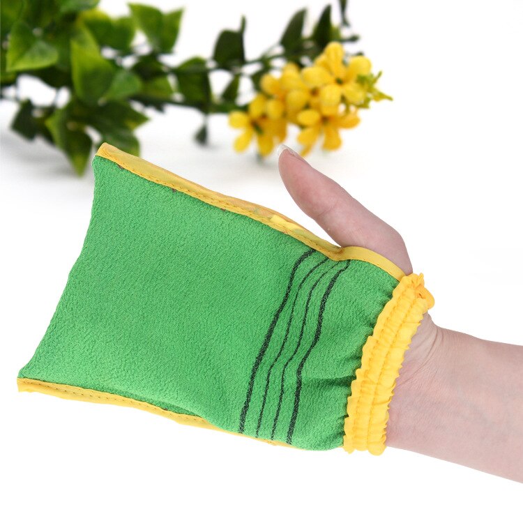 Korea Tape Back Brush Scrub Gloves Exfoliating Body Towel Massage Shower Scrubber Exfoliating Sponge Wash Bath Gloves
