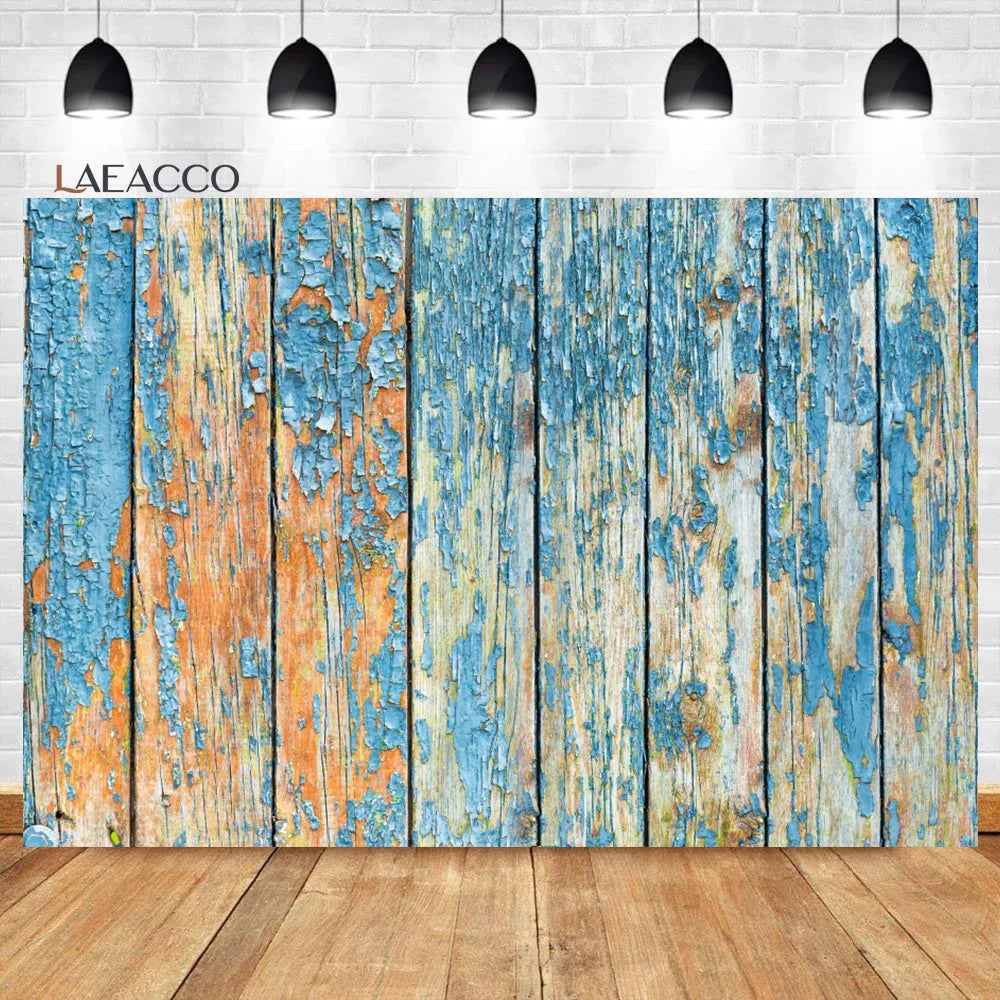 Laeacco Wooden Board Photophone For Food Texture Planks Baby Shower Backdrops Photography Backgrounds Newborn Kids Photocall