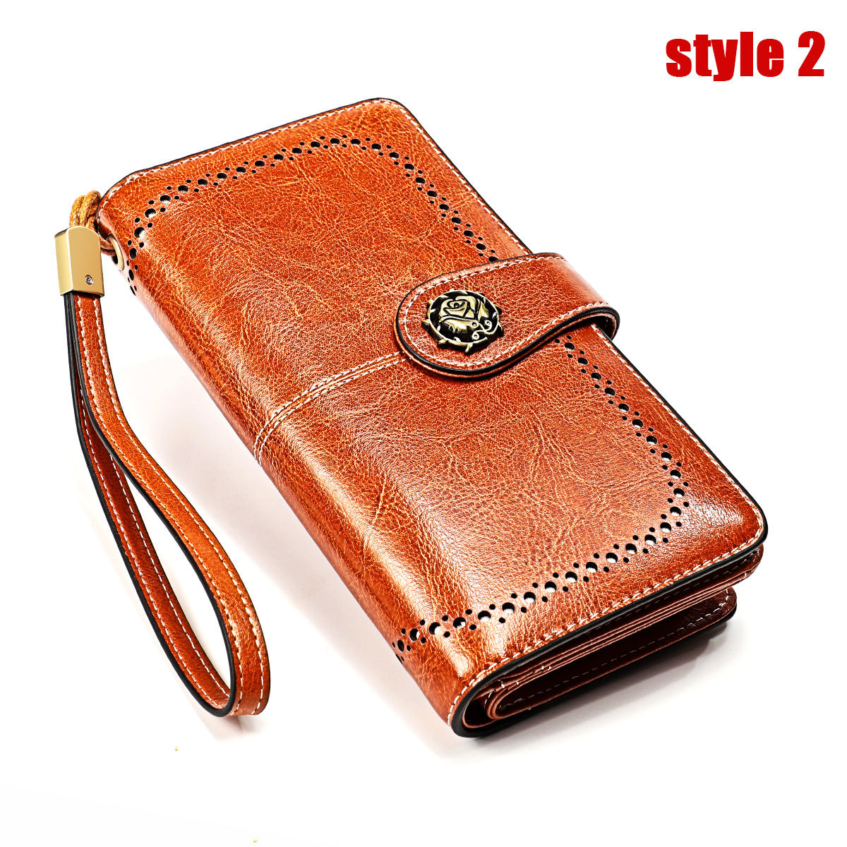 Large Capacity More Function Long Wallet Rfid Genuine Leather Women'S Wallets Purses For Women Black Brown Red