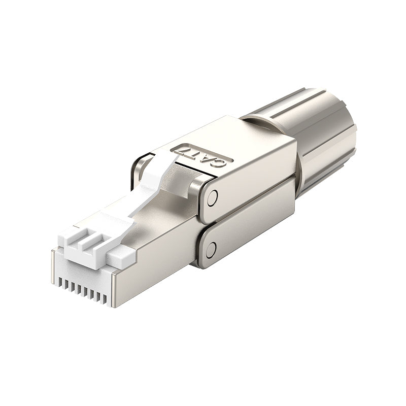 Launched New - Rj45 8P8C Unshield Shielded Field Connector - Rj45 Termination Plug For Cat.6/6A/7 23Awg Solid Installation Cable