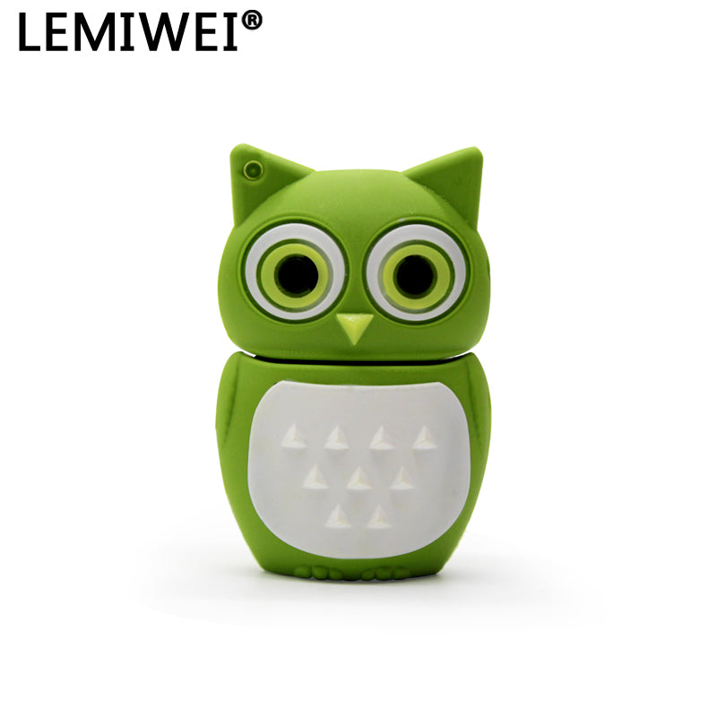 Lemiwei Usb 2.0 Pendrive Personalizado Owl Usb Stick 64Gb 32Gb Memory Stick Pen Drive Usb Drive 16Gb 8Gb 4Gb U Disk For Pc