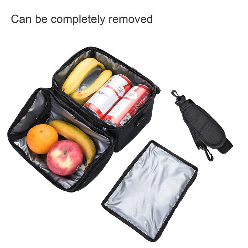 Lunch Bag Reusable Insulated Thermal Bag Women Men Multifunctional 8L Cooler And Warm Keeping Lunch Box Leakproof Waterproof