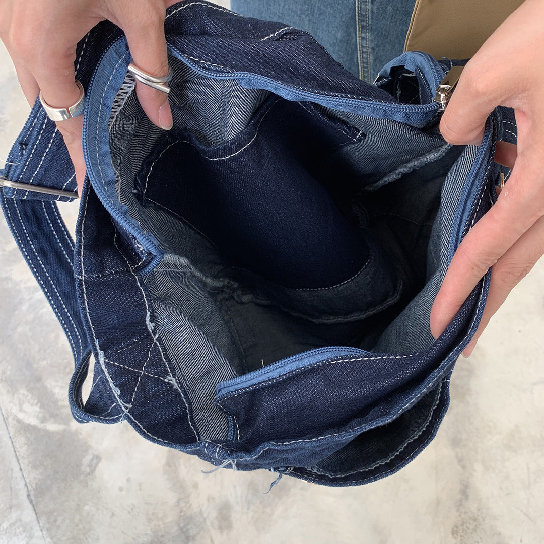 Luxury Designer Jeans Bags Women Denim Chain Crossbody Bags For Women 2022 Women'S Handbags Shoulder Bags Messenger Female