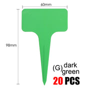 20 piezas verde oscuro