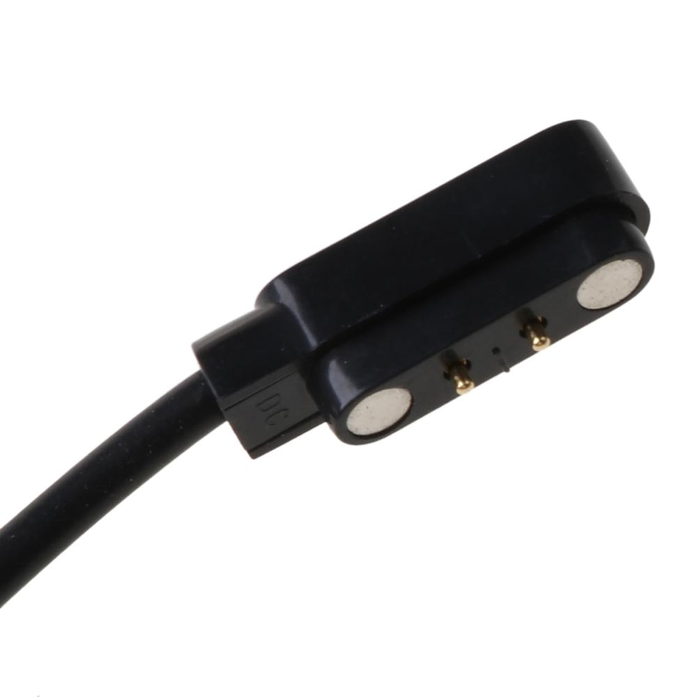 Magnetic Charge Charging Cable For Smart Watch With Magnetics Plug For 2 Pins Distances 4Mm Black Novel Power Charger Cables