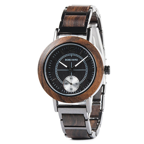 Man Watch Luxury Watch For Men'S Wood Quartz Watches Bobo Bird Woman Wristwatch Wrist Couple Timepieces Women Customize Clock