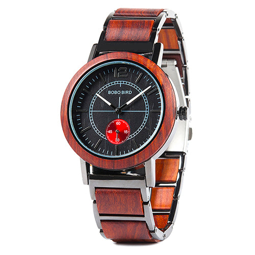 Man Watch Luxury Watch For Men'S Wood Quartz Watches Bobo Bird Woman Wristwatch Wrist Couple Timepieces Women Customize Clock