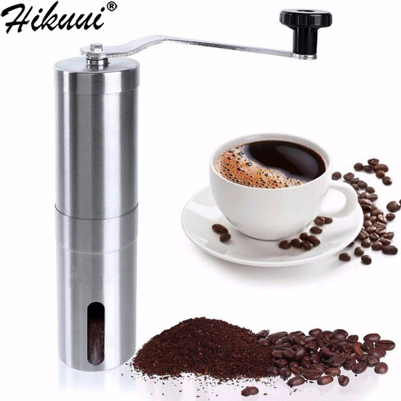 Manual Coffee Grinder Coffee Bean Grinding Stainless Steel Ceramic Mechanism Adjustable Burr Coffe Grinder Mill Coffee Tools