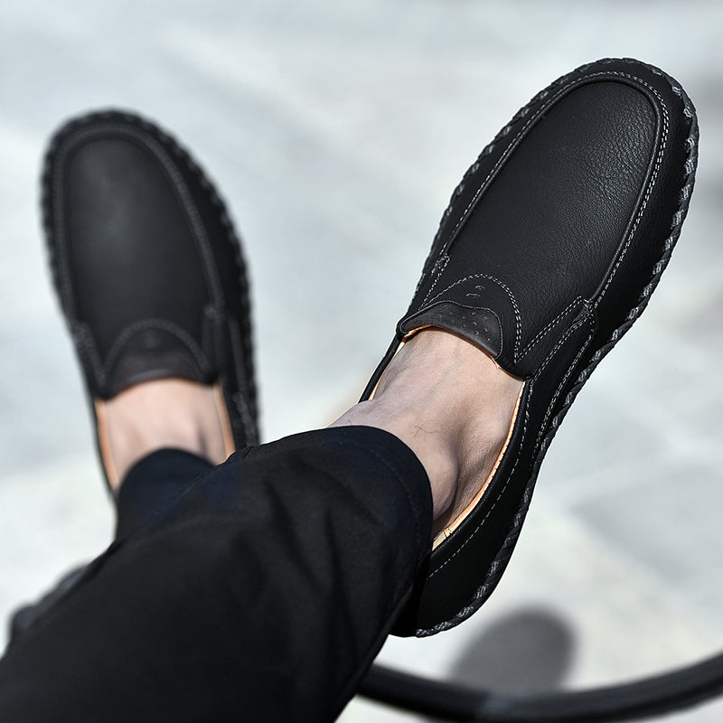 Men Casual Shoes Loafers Sneakers 2022 New Men Fashion Leather Comfortable Loafers Casual Shoes Zapatos De Hombre Men Shoe