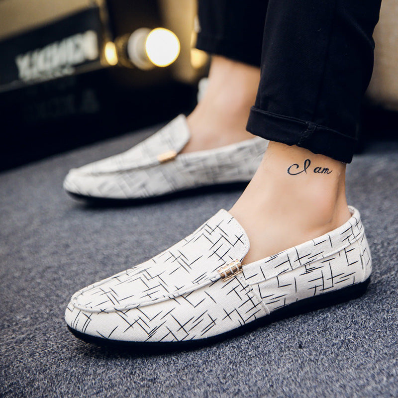 Men Loafers Spring Summer Men Shoes Casual Shoes Light Canvas Youth Shoes Men Breathable Fashion Flat Footwear