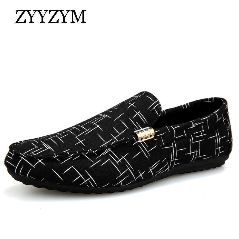 Men Loafers Spring Summer Men Shoes Casual Shoes Light Canvas Youth Shoes Men Breathable Fashion Flat Footwear