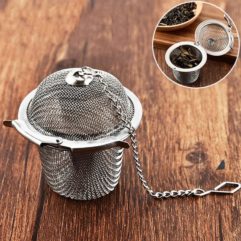 Mesh Tea Strainer Stainless Steel Tea Infuser Reusable Metal Tea Bag Filter Loose Leaf Green Tea Strainer For Mug Teapot Teaware
