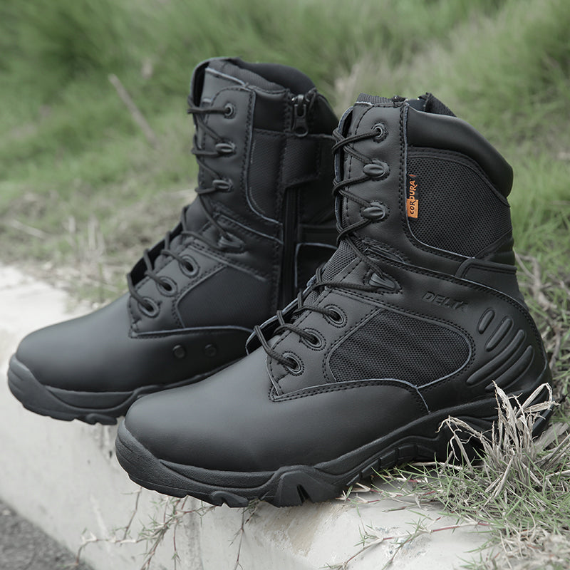 Military Tactical Mens Boots Special Force Leather Waterproof Desert Combat Ankle Boot Army Work Shoes Plus Size 39-47