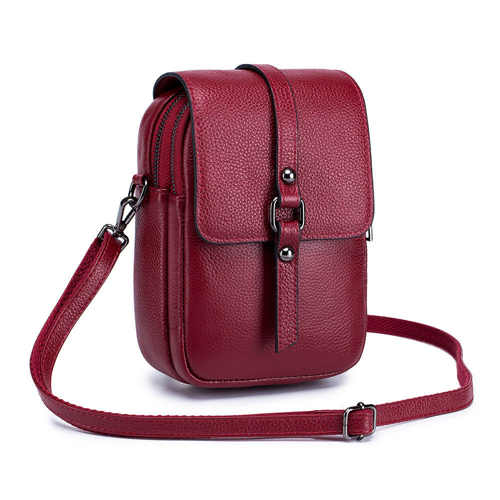 Mobile Phone Bag For Women Phone Pocket Genuine Leather Handbags Shoulder Bag Woman Crossbody Bags Small Bags For Phones Bolsa