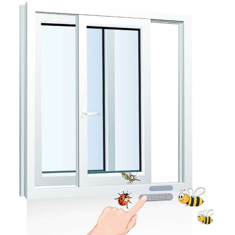 Mosquito Repairing Atch Doors And Windows Drain Hole Mosquito Net Sticker Screening Self-Adhesive Insect Stickers Anti-Mosquito