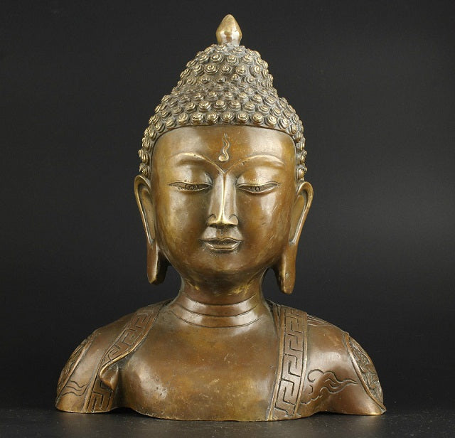 Multi-Style Brass Sculpture Of Tibetan Buddhism Sakyamuni Bodhisattva Is 31Cm High On All Sides Of Maitreya Buddha. Free Shippi