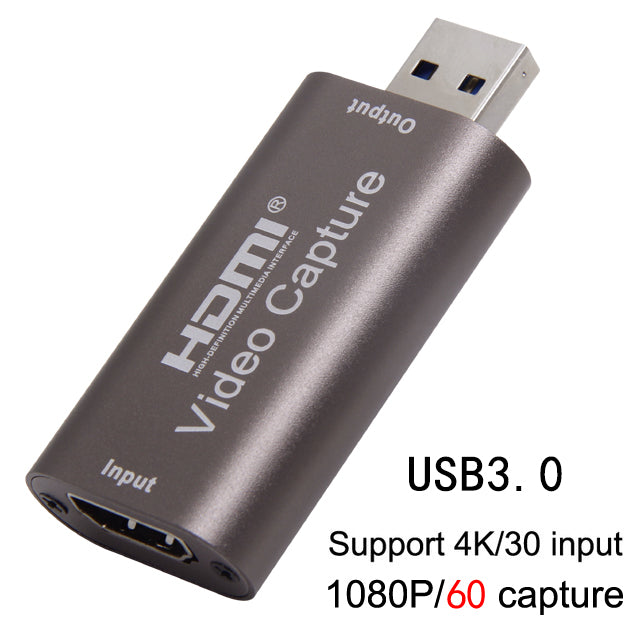 New Mini Hd 1080P 60Fps Hdmi To Usb Video Capture Card Game Recording Box For Computer Youtube Obs Etc. Live Streaming Broadcast