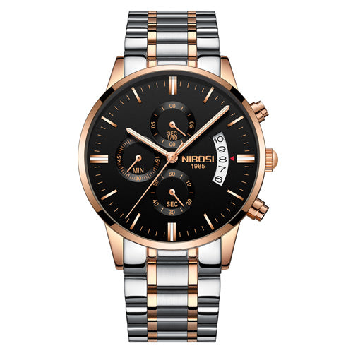 Nibosi Man Watch 2023 Mens Watches Top Luxury Brand Sport Military Quartz Watch Men Wristwatch Male Clock Saat Reloj Hombre