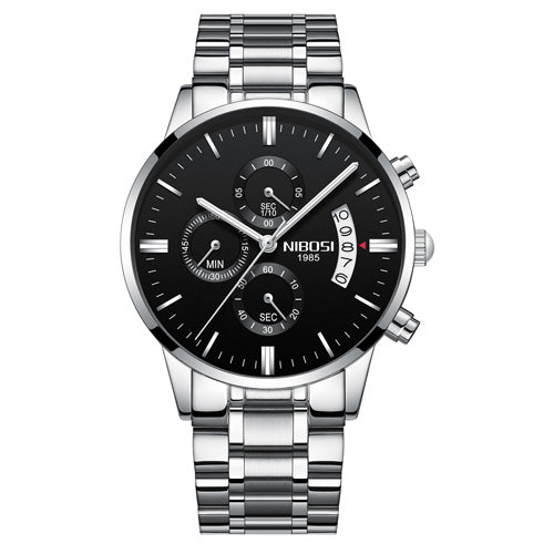 Nibosi Man Watch 2023 Mens Watches Top Luxury Brand Sport Military Quartz Watch Men Wristwatch Male Clock Saat Reloj Hombre