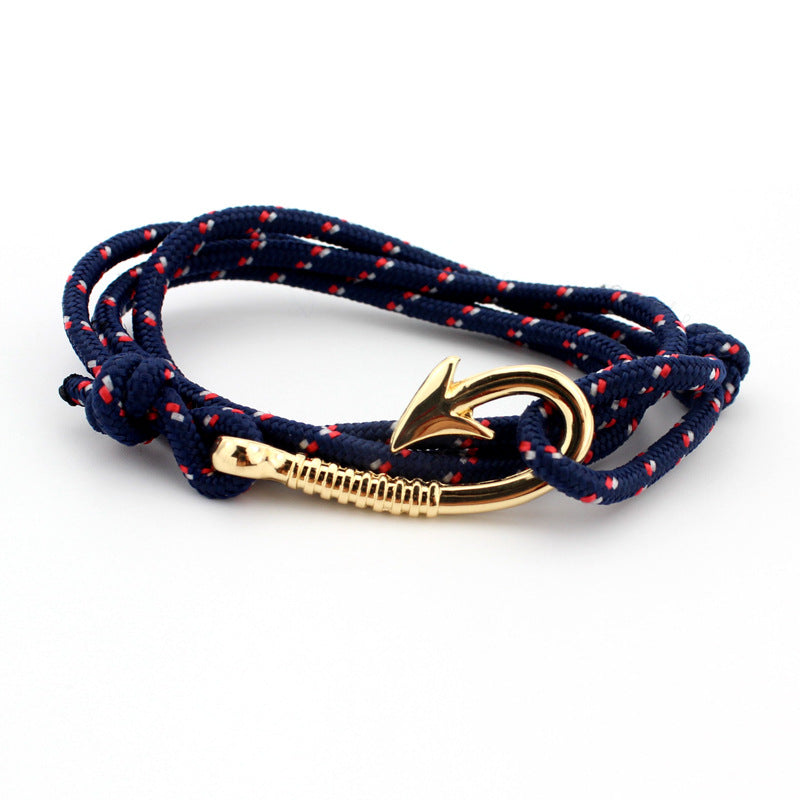Navy Style Multilayer Rope Bracelet Pulseras Women Hombre Tom Hope Nautical Survival Sailor Anchor Bracelets Men Fiendship Gifts