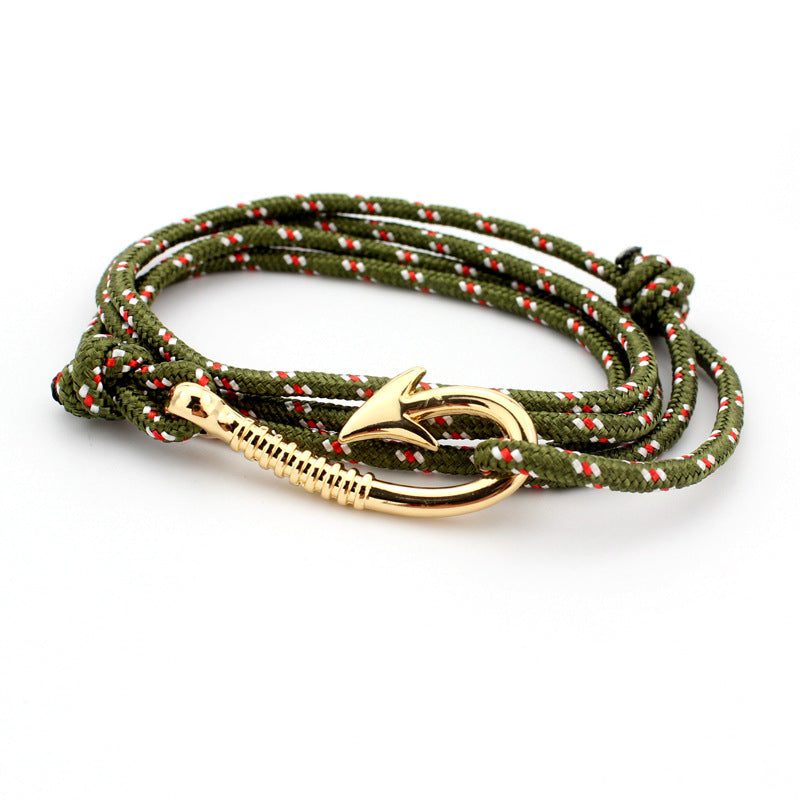 Navy Style Multilayer Rope Bracelet Pulseras Women Hombre Tom Hope Nautical Survival Sailor Anchor Bracelets Men Fiendship Gifts