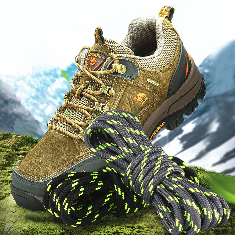 New 100-160Cm Outdoor Shoelaces Hiking Shoe Laces Round Tooling Shoelaces Dot Boot Laces For Boot Hiking Walking Shoes 1 Pair