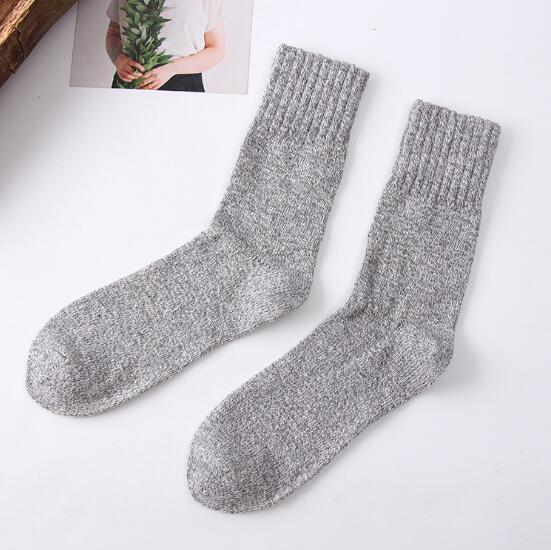 New 5 Pair/Lot Men'S Wool Socks Stripe Casual Comfortable Calcetines Hombre Thick Winter Keep Warm  Male High Quality