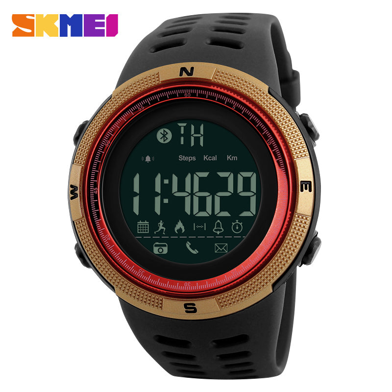 New Bluetooth Smart Watch Skmei Brand For Apple Ios Android Digital Smartwatch 50M Waterproof Fashion Pedometer Sport Watches