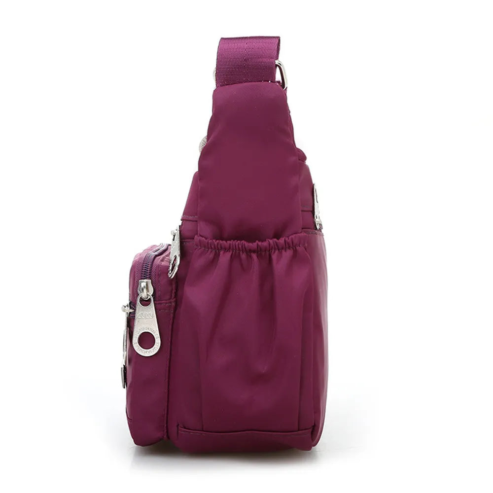 New Ladies Fashion Shoulder Bags For Women Designer Waterproof Nylon Handbag Zipper Purses Messenger Crossbody Bag Sac A Main