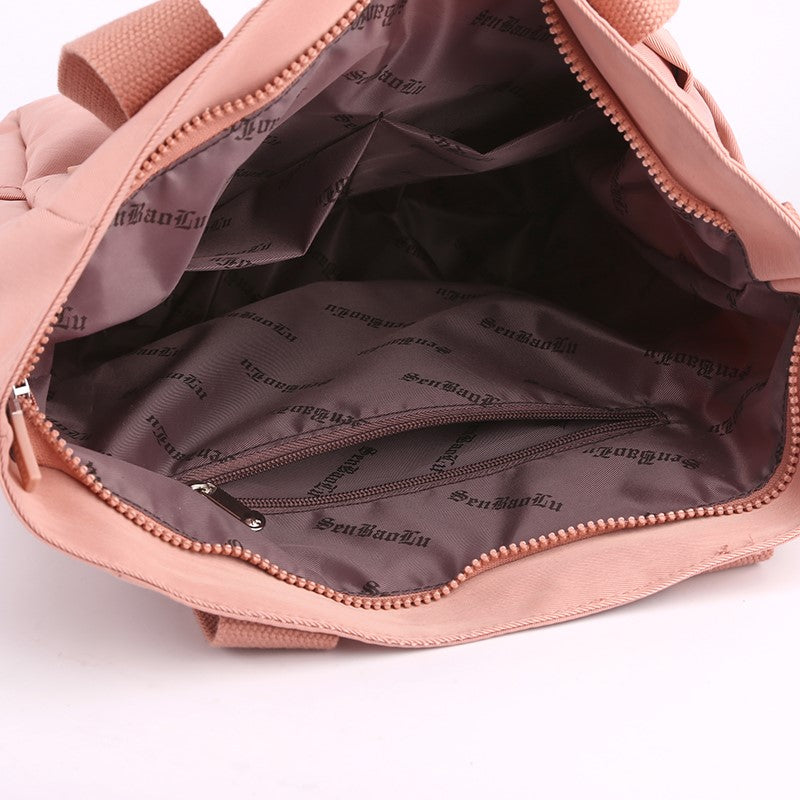 New Women Handbags Fashion Waterproof Oxford Tote Casual Nylon Shoulder Bag Mummy Large Capacity Canvas Top-Handle Travel Bag