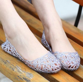 New Summer Women Sandals Breathable Shoes Crystal Jelly Nest Crystal Sandals Female Flat Sandal Shoes Woman St239