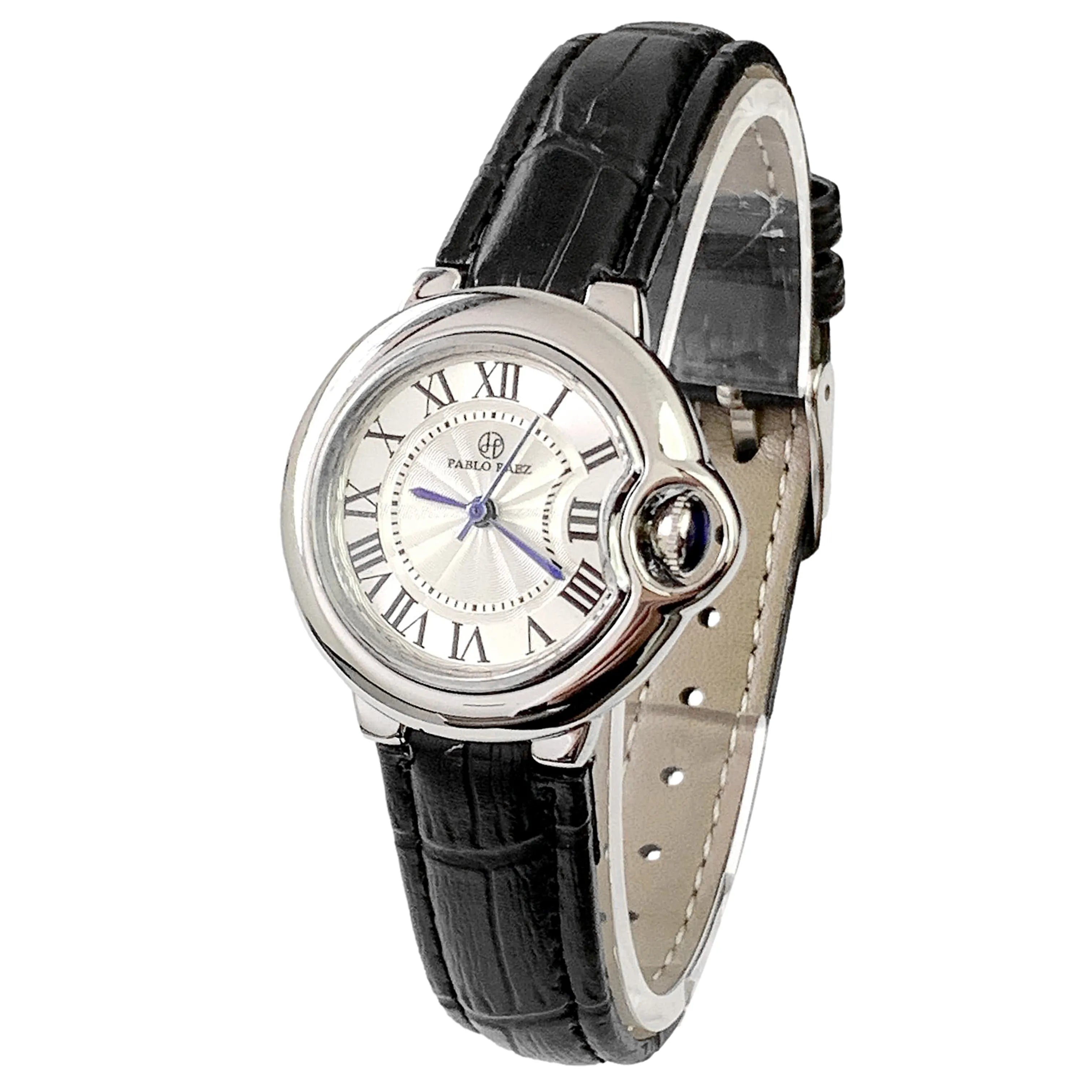 Pablo Raez Classic Design Leisure Men Women Watch Luxury Leather Blue Quartz Lovers Wristwatch Top Relogies Fashion Dress Clock