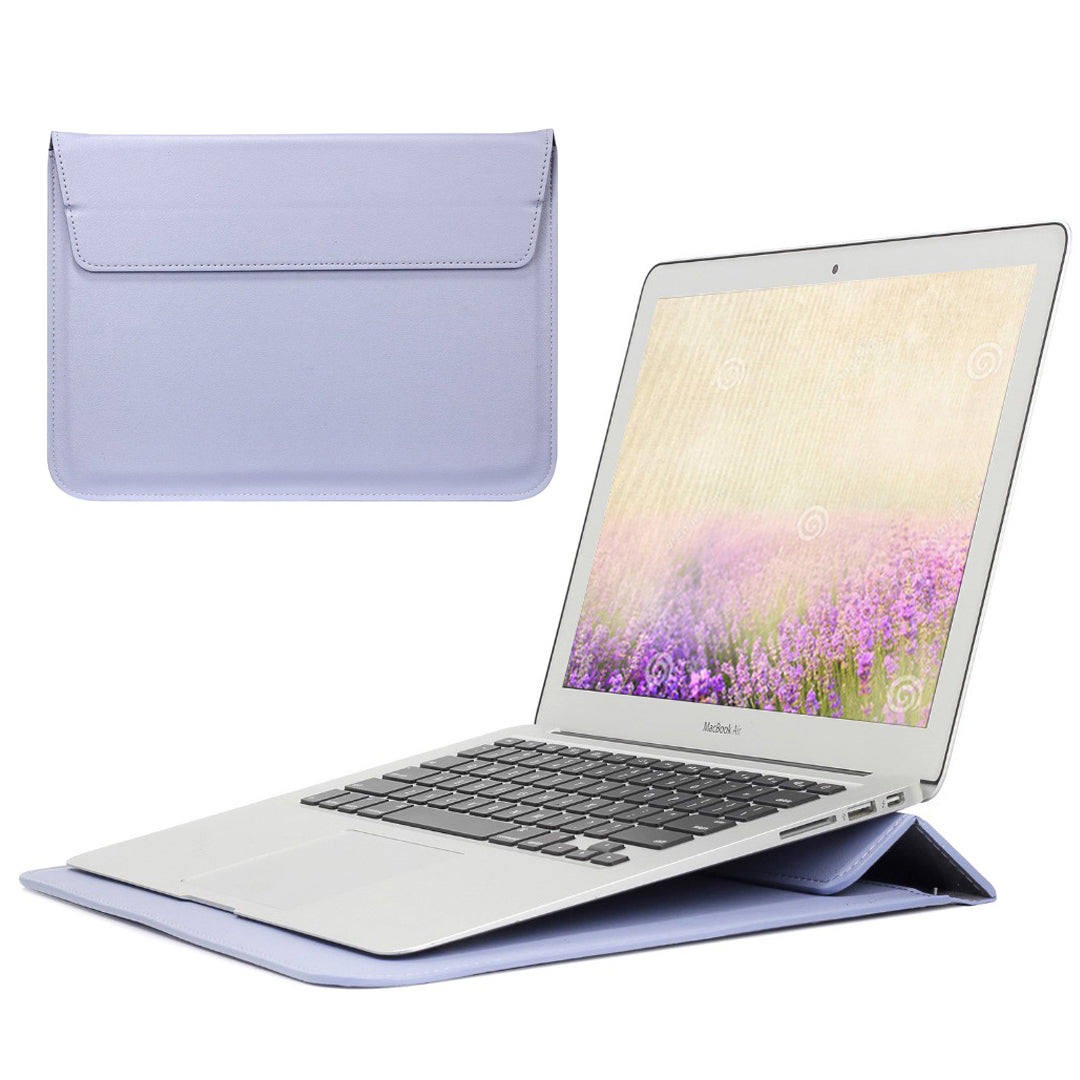 Pu Leather Laptop Sleeve Bag For Macbook Pro 13 M1 2021 New Pro 14 16 12 15 Case For Xiaomi Air 13.3 For Matebook 14 Stand Cover