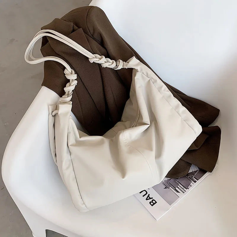Pu Leather Shoulder Bags For Women Handbag Designer Hand Bags Women&#39;S Messenger Bags Trend Brand Large Capacity Travel Totes