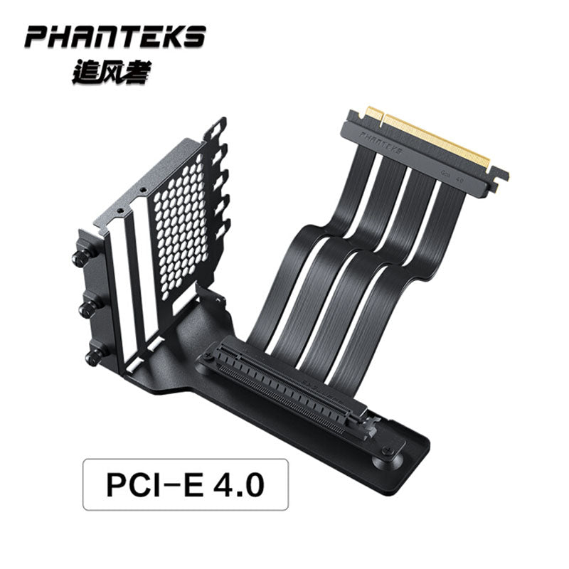 Phanteks Anti Interference Gpu Cable Computer Pcie3.0 X16 / Pcie 4.0 X16 Vertically Vga Rtx4090 Card Bracket Black,White