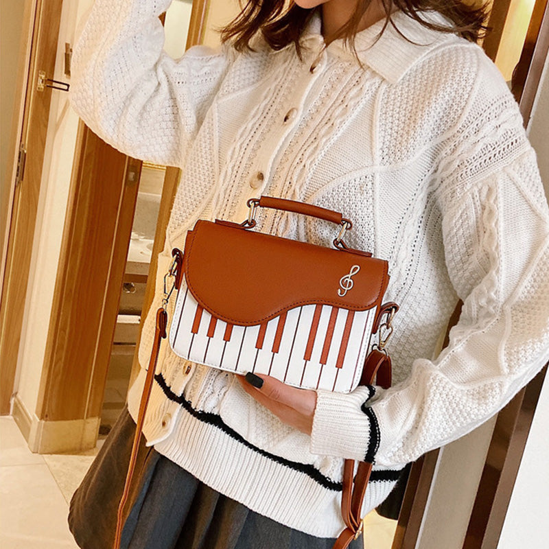 Piano Luxury Designer Shoulder Bag Trendy Fahion Handbags Women Crossbody Bags Ladies Square Top-Handle Sling Shoulder Bag Obag