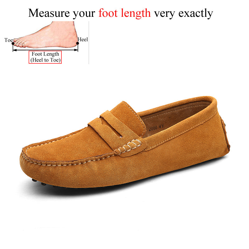 Plus Big Size 50 51 52 53 Summer Men Suede Loafers Leather Casual Slip On Shoes Mocasines Hombre Lofer Man Loafer