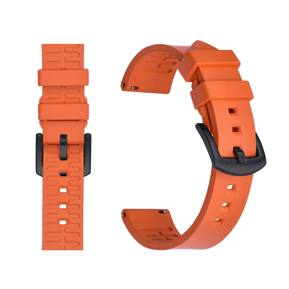 Premium-Grade Fluorine Rubber Watch Strap 20Mm 22Mm 24Mm Bracelet Quick Release Fkm Watchband For Each Brand Diving Watches Band
