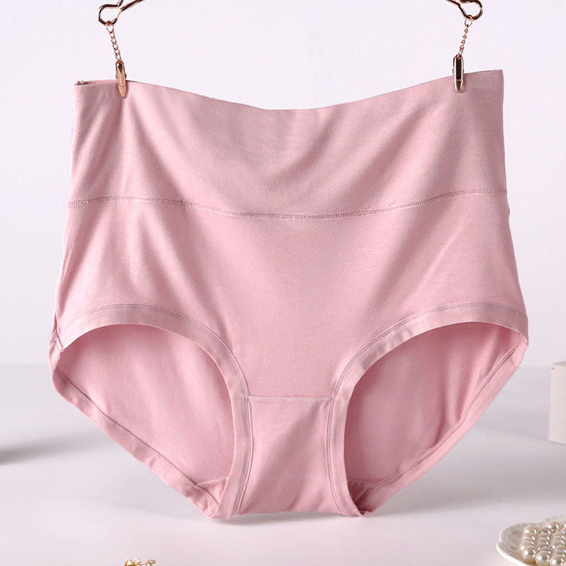 Qa194 Plus Size 6Xl 7Xl Women Panties Bamboo Fiber Underwear High Waist Body Shaping Briefs Female Panties