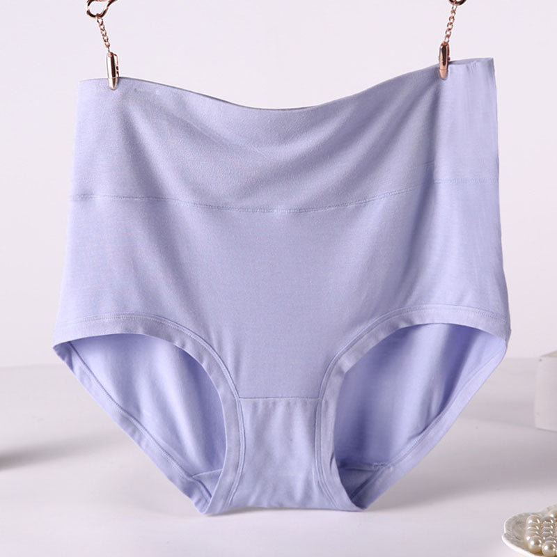 Qa194 Plus Size 6Xl 7Xl Women Panties Bamboo Fiber Underwear High Waist Body Shaping Briefs Female Panties