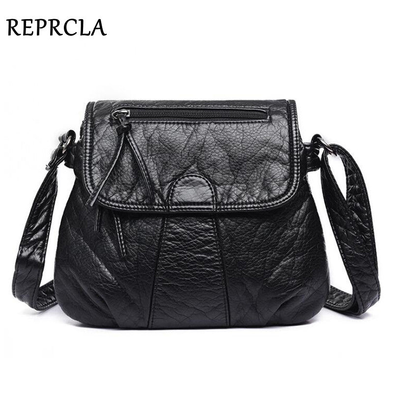 Reprcla Brand Designer Women Messenger Bags Crossbody Soft Pu Leather Shoulder Bag High Quality Fashion Women Bags Handbags