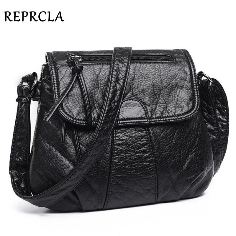 Reprcla Brand Designer Women Messenger Bags Crossbody Soft Pu Leather Shoulder Bag High Quality Fashion Women Bags Handbags