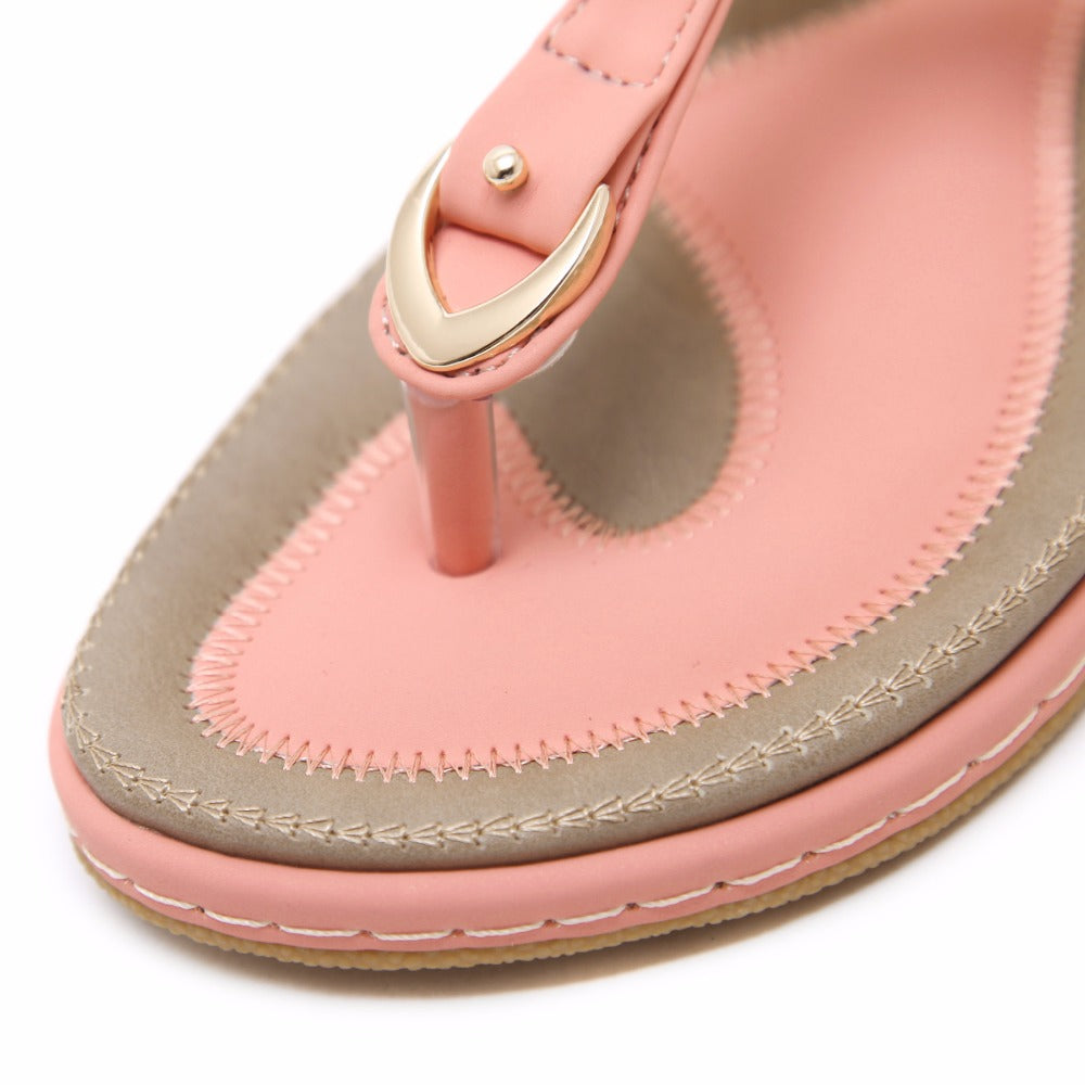 Siketu Summer Shoes Women Bohemia Ethnic Flip Flops Soft Flat Sandals Woman Casual Comfortable Plus Size Wedge Sandals 35-45