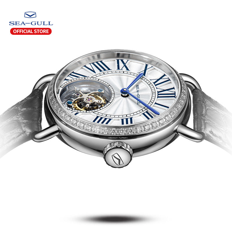 Seagull Men'S Watch Casual Fashion Trend Manual Tourbillon Couple Mechanical Watch Heritage Series-Verona 818.31.6036